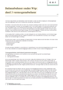 Balansbeheer Onder De Wtp Deel 3